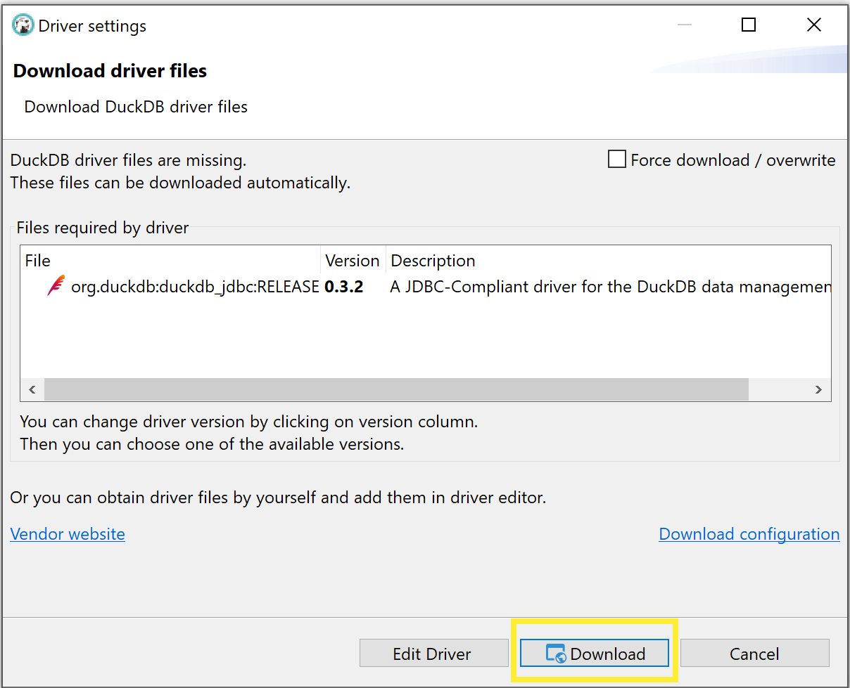 DBeaver Download Driver Files DBeaver Download Driver Files