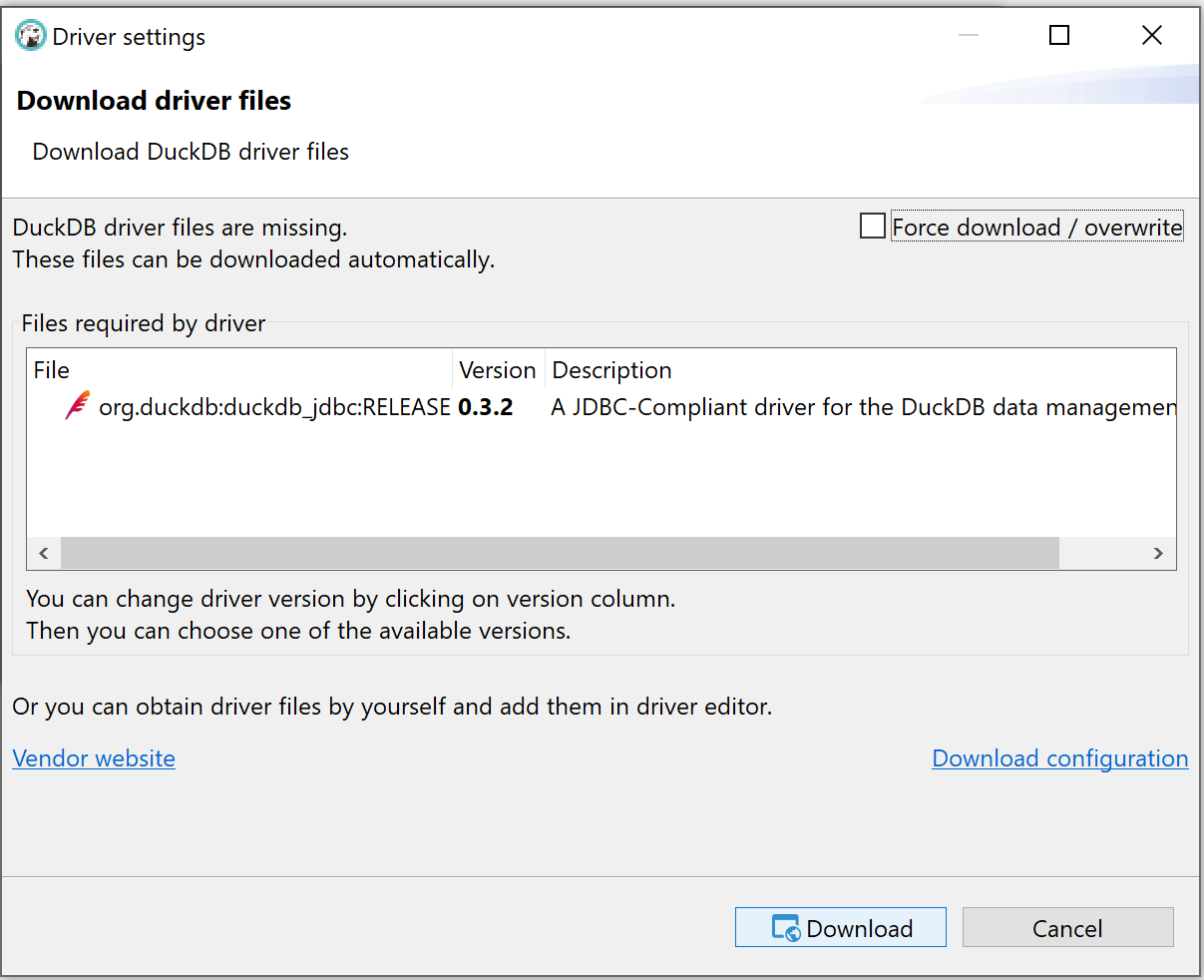 DBeaver Download Driver Files 2 DBeaver Download Driver Files 2